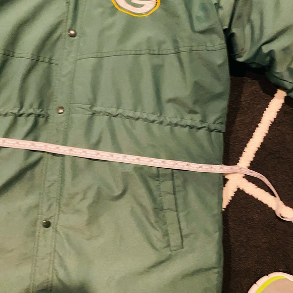 Vintage STARTER Green Bay Packers Long puffer Jacket - Picture 10 of 15